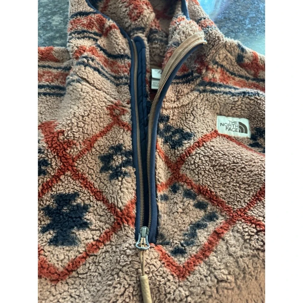 The North Face Sweater Mens S Brown Campshire Pullover‎ Hoodie Fleece Jacket